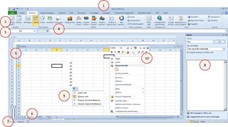 I principali elementi di Excel 2010