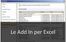 Addin di excel: che cosa sono? Addin di excel: che cosa sono?