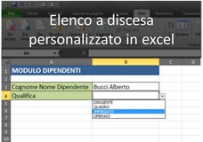 Excel: come creare un elenco a discesa personalizzato in una cella