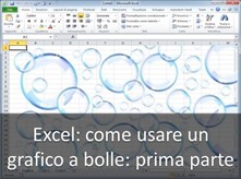 Excel: come usare un grafico a bolle – prima parte