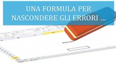 Come usare la funzione SE.ERRORE in Excel Come usare la funzione SE.ERRORE in Excel